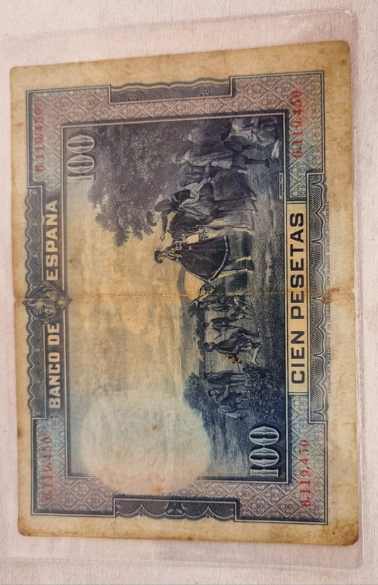 Banconota da 100 pesetas 1928