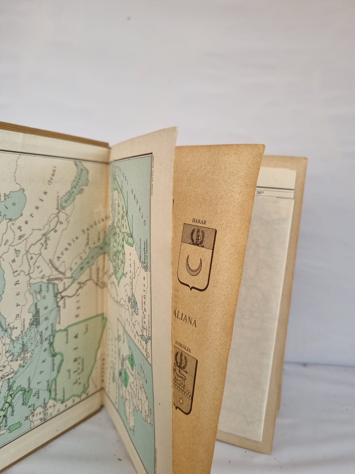 Guida Africa Orientale Italiana TCI 1938 - Libro Storico Raro con Cartina | Rarexis