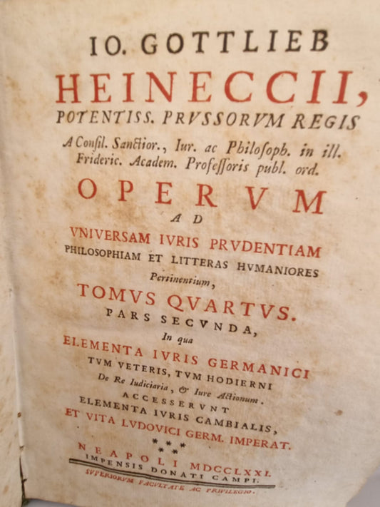 Libri giurisprudenza 1777