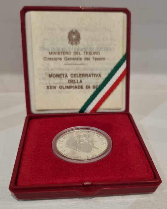Moneta in argento Olimpiade Di Seoul 1988