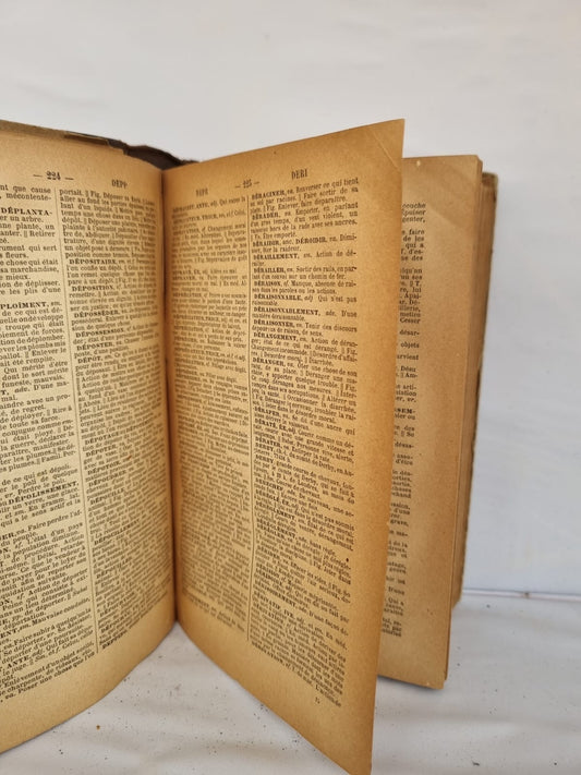 Dizionario Francese Hachette 1887 - Petite Dictionnaire Universelle Antico | Rarexis