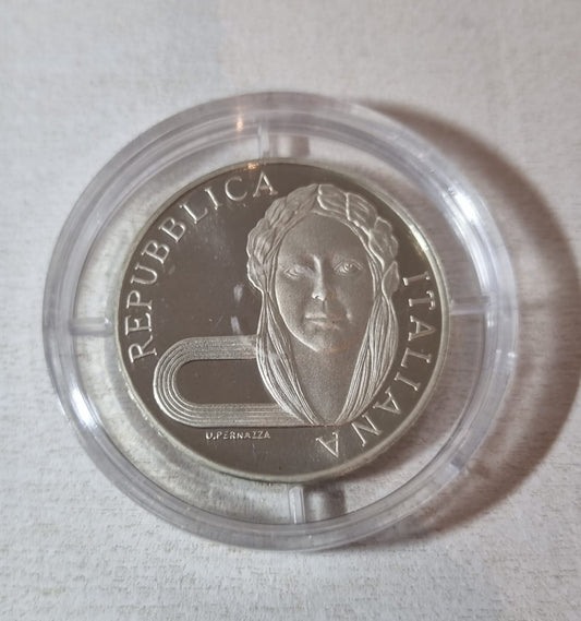 Moneta Commemorativa XXV Olimpiade Barcellona 1992 - Proof Fondo Specchio | Rarexis